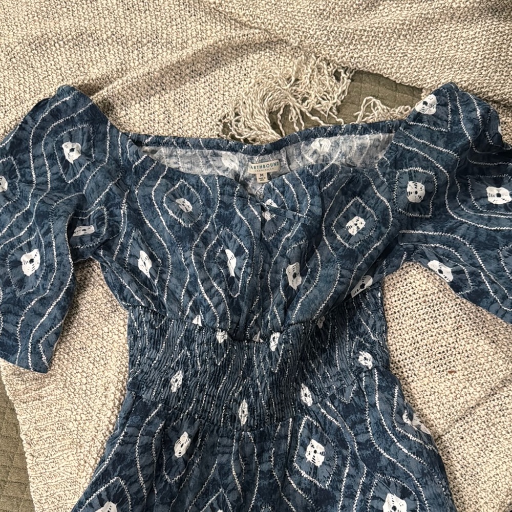 Tie Dye Blue Jumpsuit